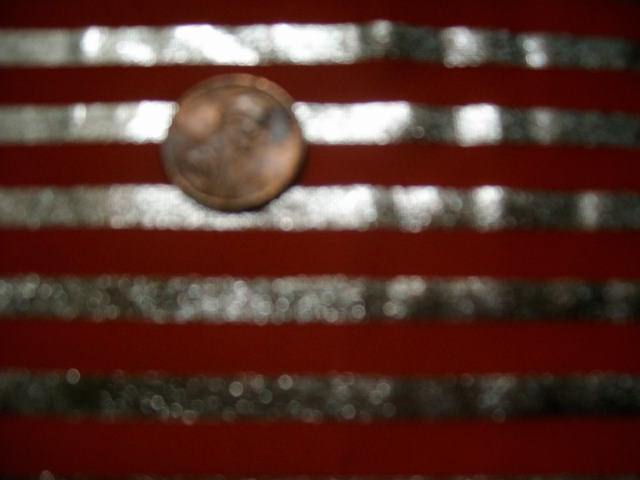 7.Red Silver Foil Stripes
